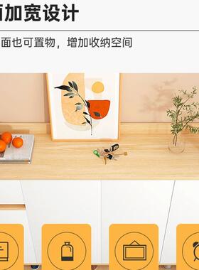 鞋柜隔断带门大容家量门口用储物柜入户组装进门外室户简AFO外约