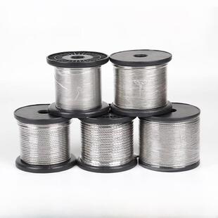 316不锈钢起重钢丝绳晾衣绳超细超软钢丝绳深海钓鱼线吊水泵钢丝