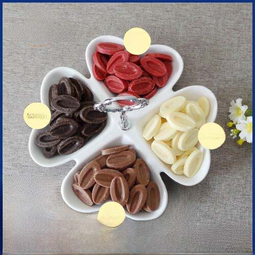 Valrhona Valrhona巧克力33%35%40%55%62%64%黑白牛奶巧克力100g