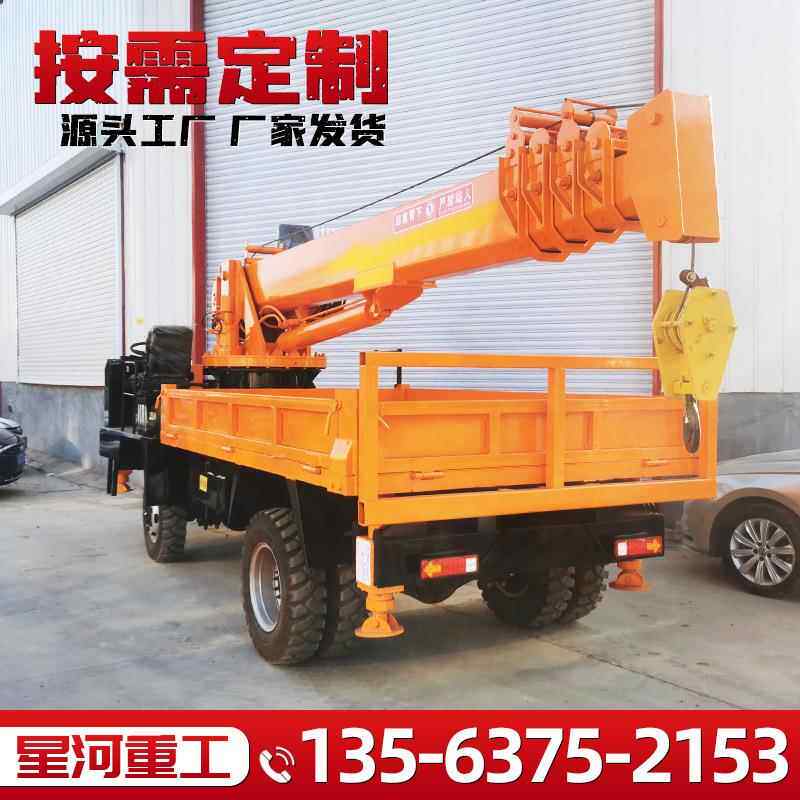 8吨六轮四驱随车吊四不像随车吊6吨爬山行走吊运一体随车起重机