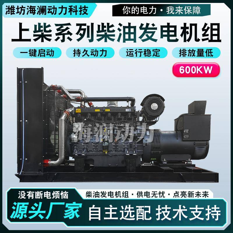 制造业加工车间应急供电用柴油发电机组600KW柴油发电机组
