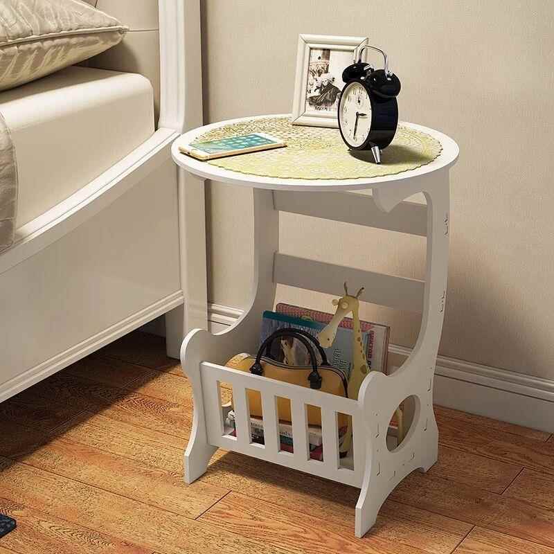 现代简约式床头柜卧室储物柜床边小柜子柜简易客厅方桌子贸易工厂