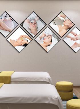 美容院装饰画皮肤管理店养生工作室背景墙面壁画广告宣传海报挂画