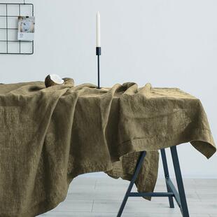 现代简约桌布水洗棉和亚麻小清新咖啡桌餐桌布斯堪 日 纳维亚风格