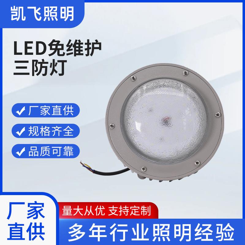 工业照明灯 LED防眩平台灯30-60WLED免维护车间廊道防眩LED三防灯