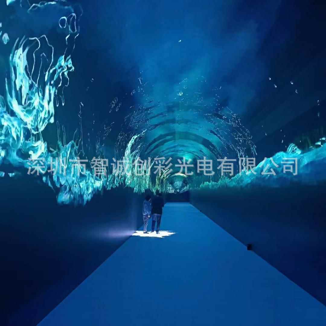 MENLED时光室时隧道地砖屏亮度内景区海底生物森林飞鸟空隧高道