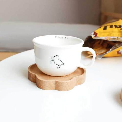 Wooden Tray Sauce Plate Food Snack Dessert Tea Dish Plate