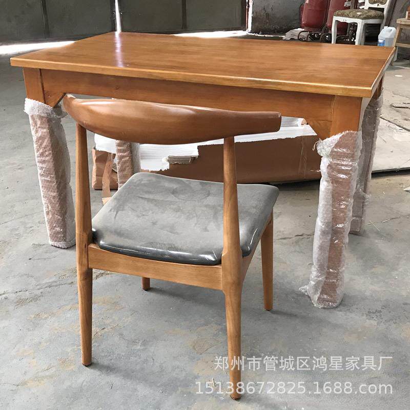 奶茶店桌椅子面馆餐厅小吃店组装经济型餐馆饭店快餐桌椅组合