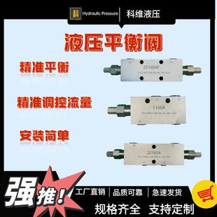 液压单向双向平衡阀5160 5220 25160 25220 A BF吊车船舶油缸锁阀