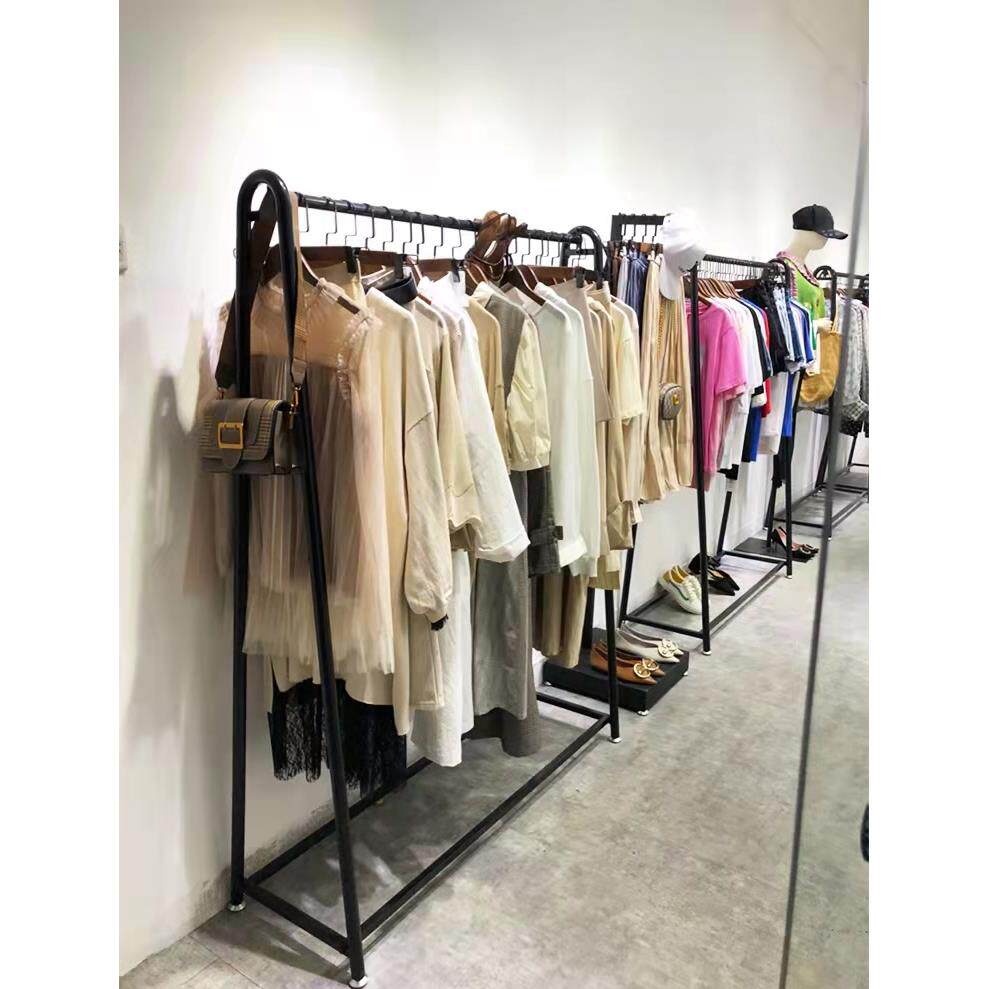 服装店展示架落地式女装双层挂衣架高档货架婚纱礼服陈列架不掉漆