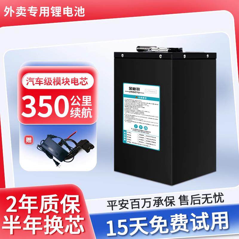 电动车锂电池48v磷酸铁锂60v72v新国标二轮大容量100ah超长续航