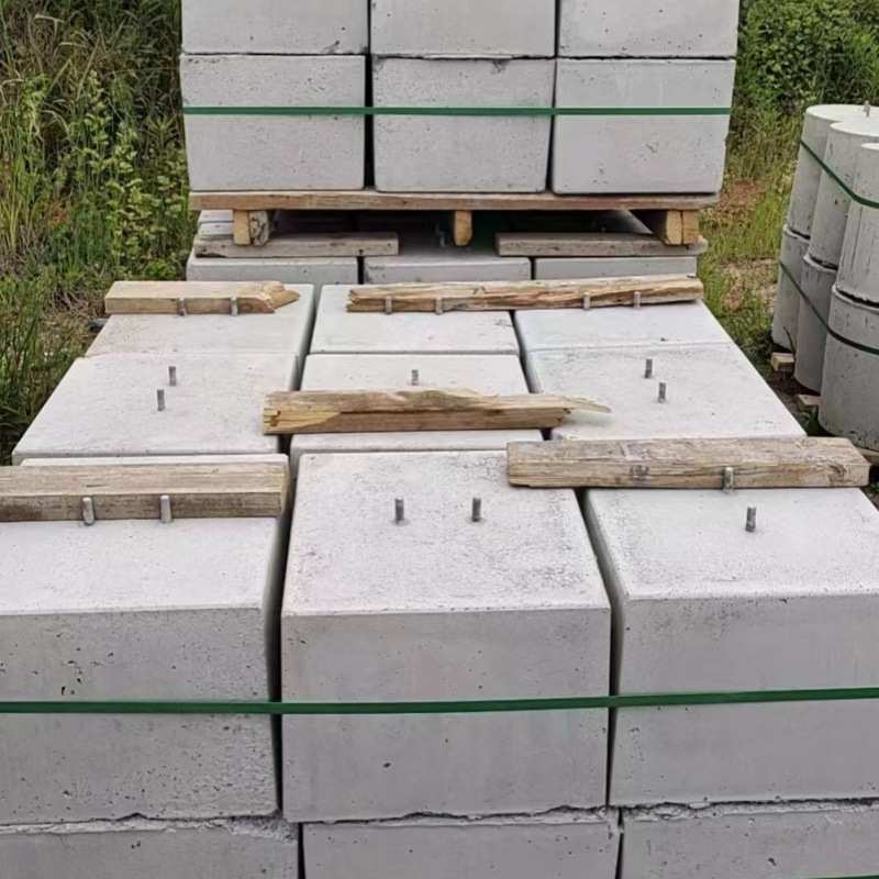 浙江预制避雷墩光伏配重块底座太阳 用于光伏发电水泥光伏墩方形