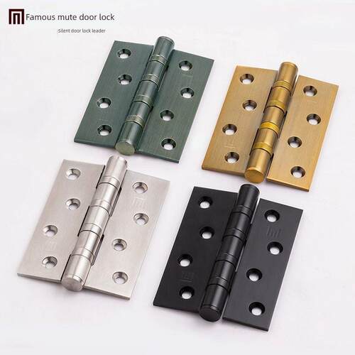 名门静音铰炼合页橱柜不锈钢木门加厚重型卫生间4*3*3不锈钢合页