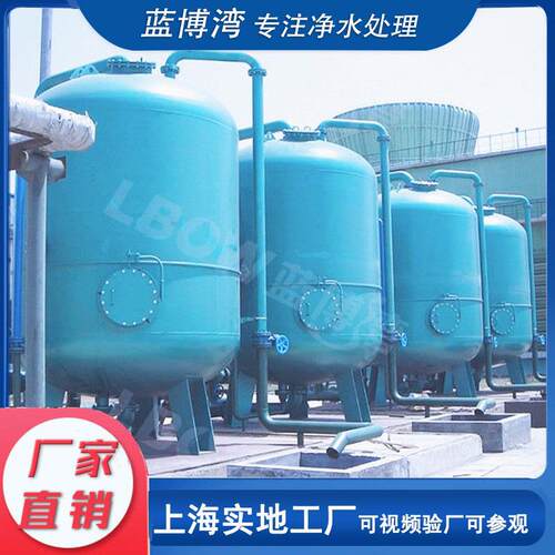蓝博湾30吨除铁除锰设备 地下井水除铁锰过滤器 大型机械过滤器