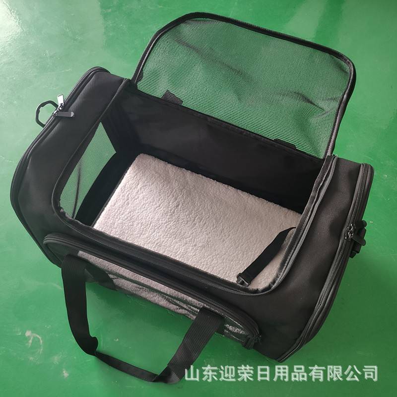厂家供应升级版透气牛津布宠物包 可折叠手提猫猫包大容量宠物透
