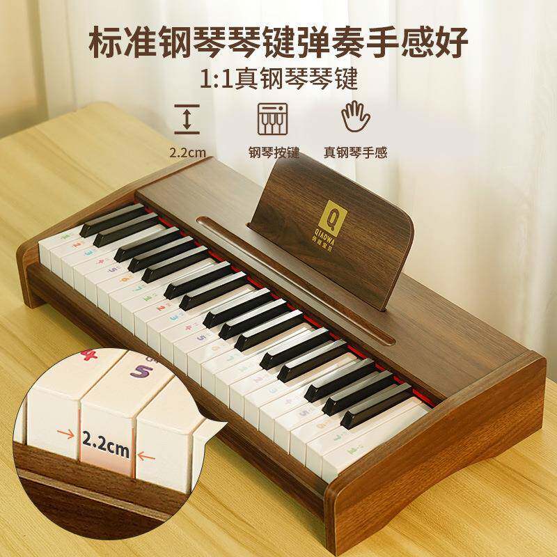 木质儿童小钢琴电子琴幼儿男女孩婴儿玩具礼物音乐启蒙儿童款