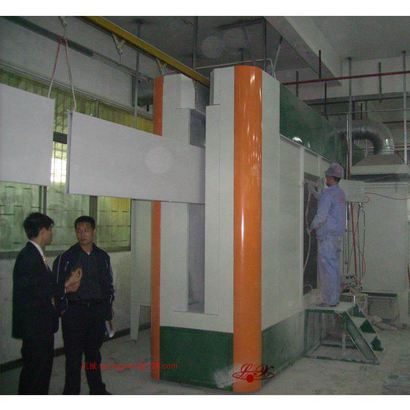 供应喷涂流水线悬挂线喷粉流水线喷粉柜厂家定做喷粉流水线