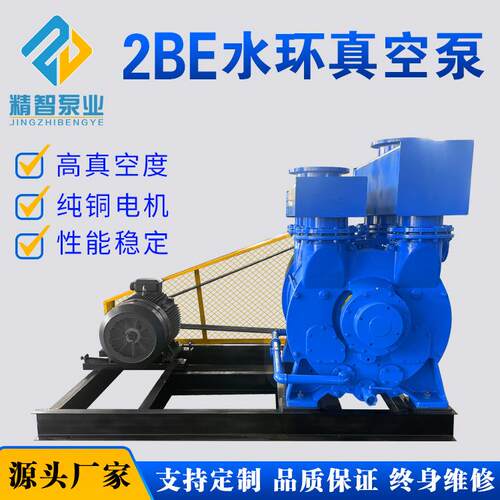 淄博厂家直供2BEC水环式真空泵高真空抽气量大造纸真空脱水专用
