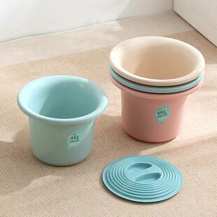 大人家用痰盂孕妇尿桶带盖防臭女卧室老人小便器起夜尿壶尿盆手提