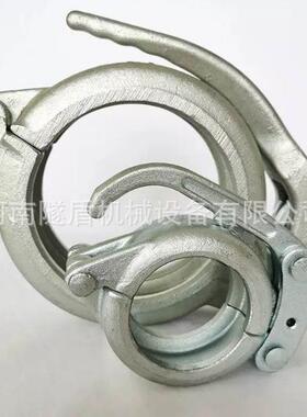 盾构机注浆管卡DN80管快速管卡DN100 4寸砂浆管卡3寸砂浆镀锌管箍