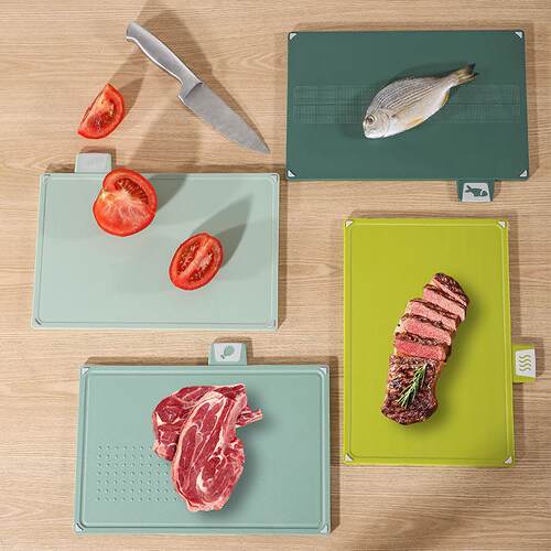多功能四件套分类菜板pp菜板塑料菜板水果熟食宝宝辅食防滑砧板