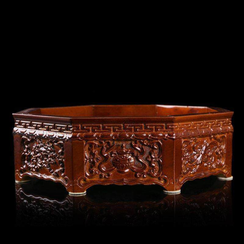 八祥藏供果盘吉木果盘FAV式果盘坚果盘供果盘家用木质实果盘