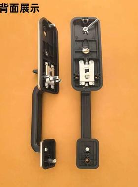 铝合金大门锁老式按压罗普斯金对开门锁庭院门不锈钢豪华大把拉手