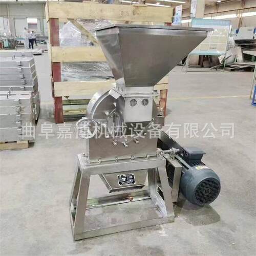 果壳冰糖不锈钢粉碎机 立口除尘中药渣粉碎机不同型号齿盘全麦粉