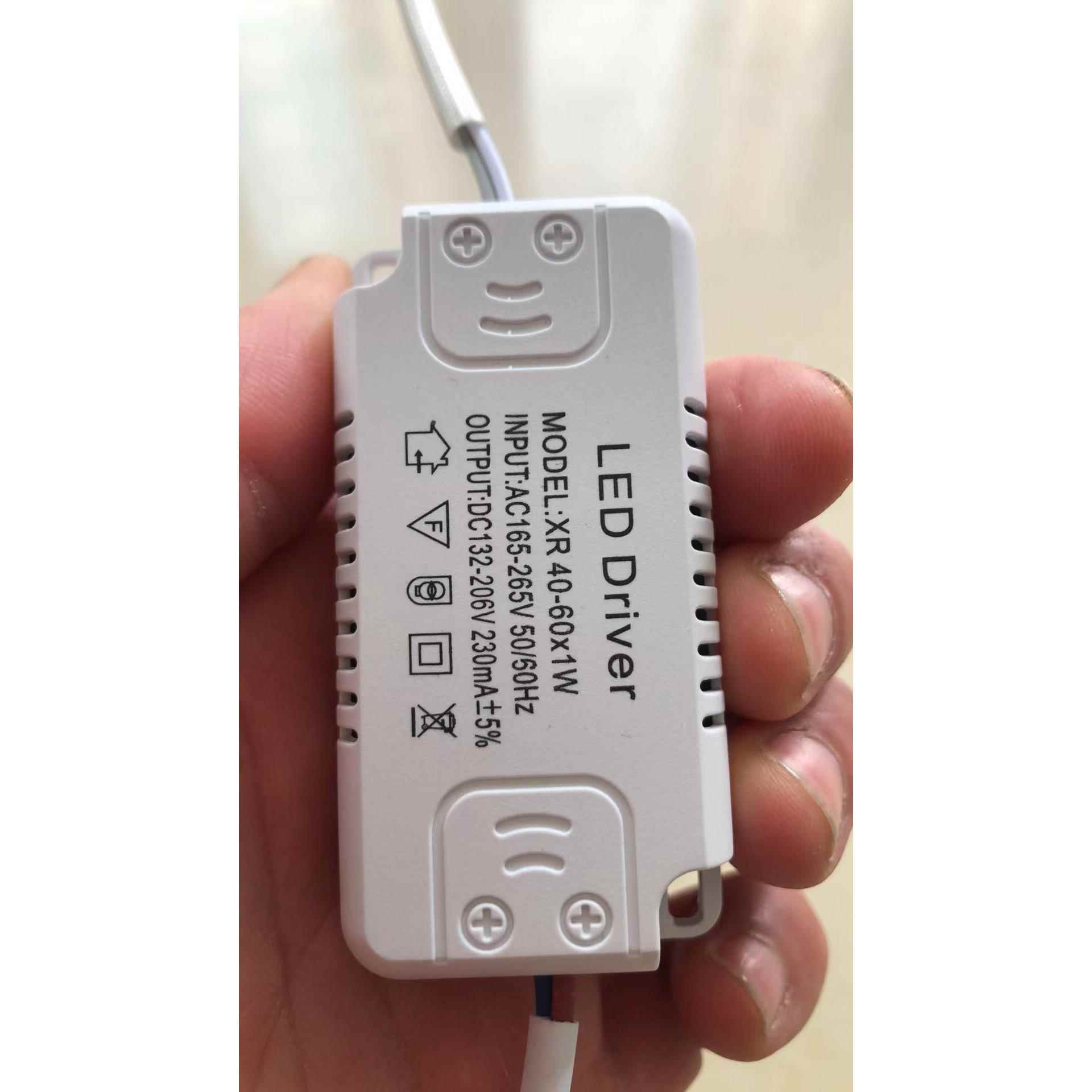 LED驱动电源单色白光暖光中性光安定器吸顶灯变压控制器整流器XRQ