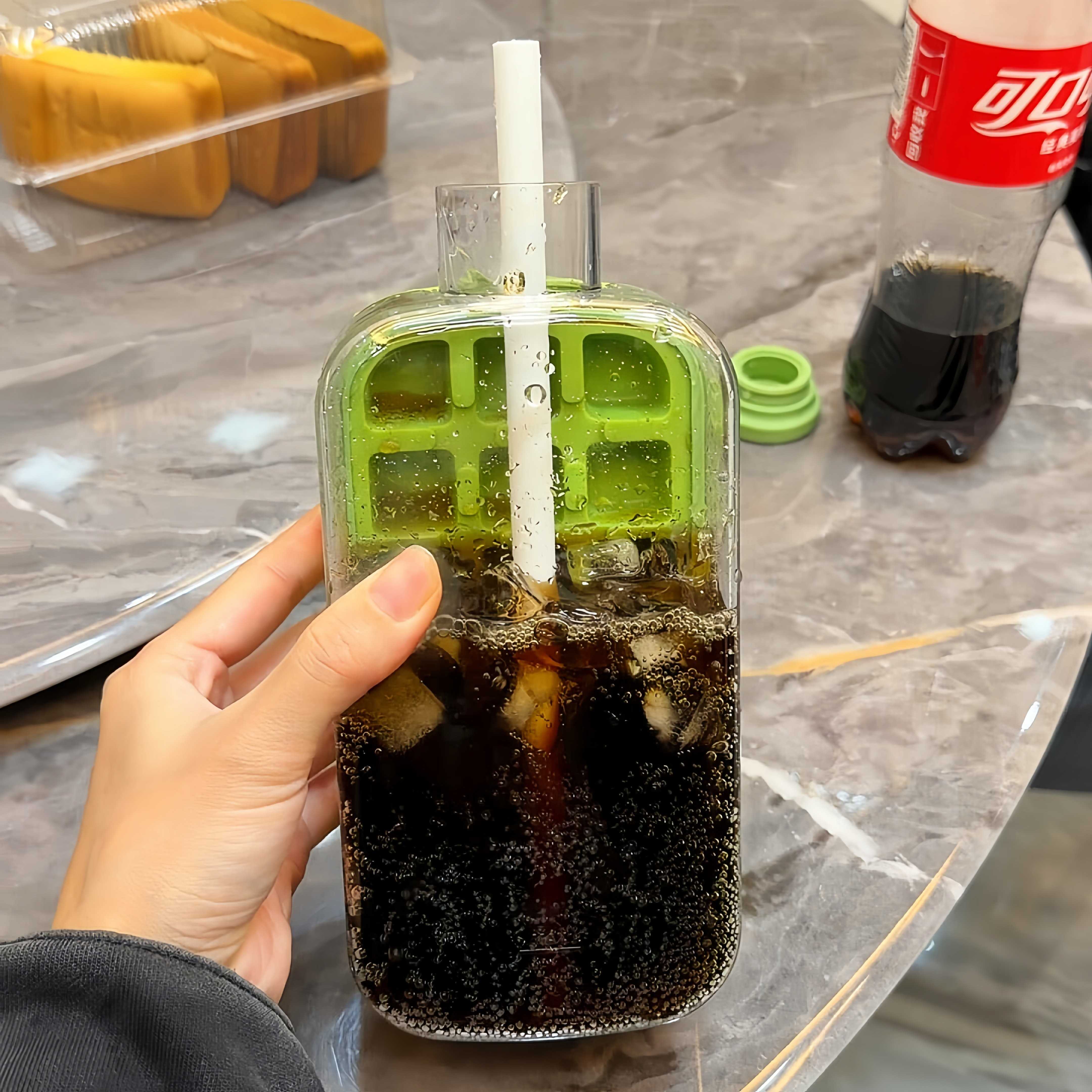 按压式冰格模具水杯夏季冰镇图片