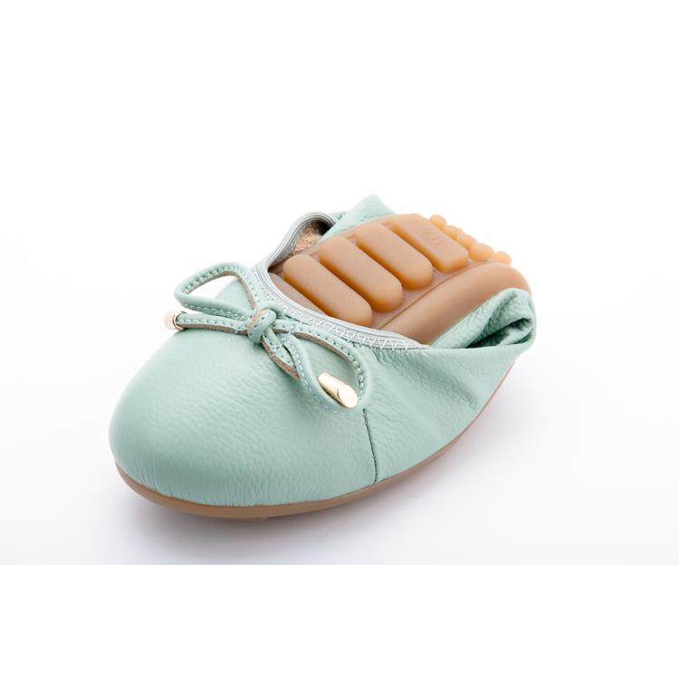 高档蛋卷鞋女鞋真皮牛妈筋底软底圆头大码百搭春夏季平鞋底孕妇妈