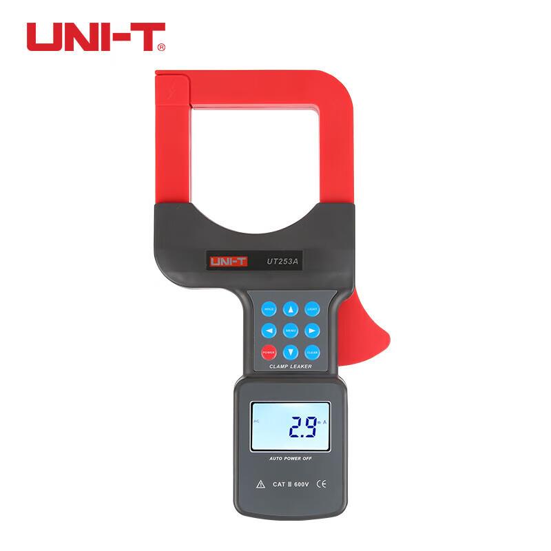 UNI-T工业品UT253A/UT253B大口径钳形漏电电流表钳