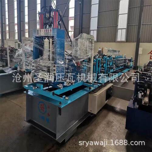 供应全自动C型钢机冷弯成型机无极剪切C型钢设备彩钢檩条机