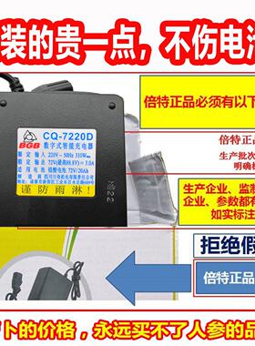 倍特电动车原装60V64V72V96V20Ah35Ah108VAh电动车铅酸智能充电器