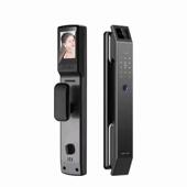 人脸识别指纹锁密码 锁电子锁防盗门可视猫眼家用智能门锁指纹解锁