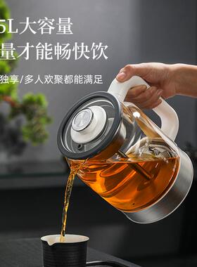 朴凌底部上水全自动热水壶家用玻璃烧水壶专抽水HK-DL131泡壶茶用