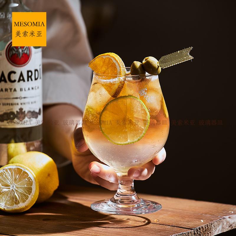 美索米亚简约矮脚玻璃杯高颜值收口白兰地杯威士忌洋酒杯鸡尾酒杯
