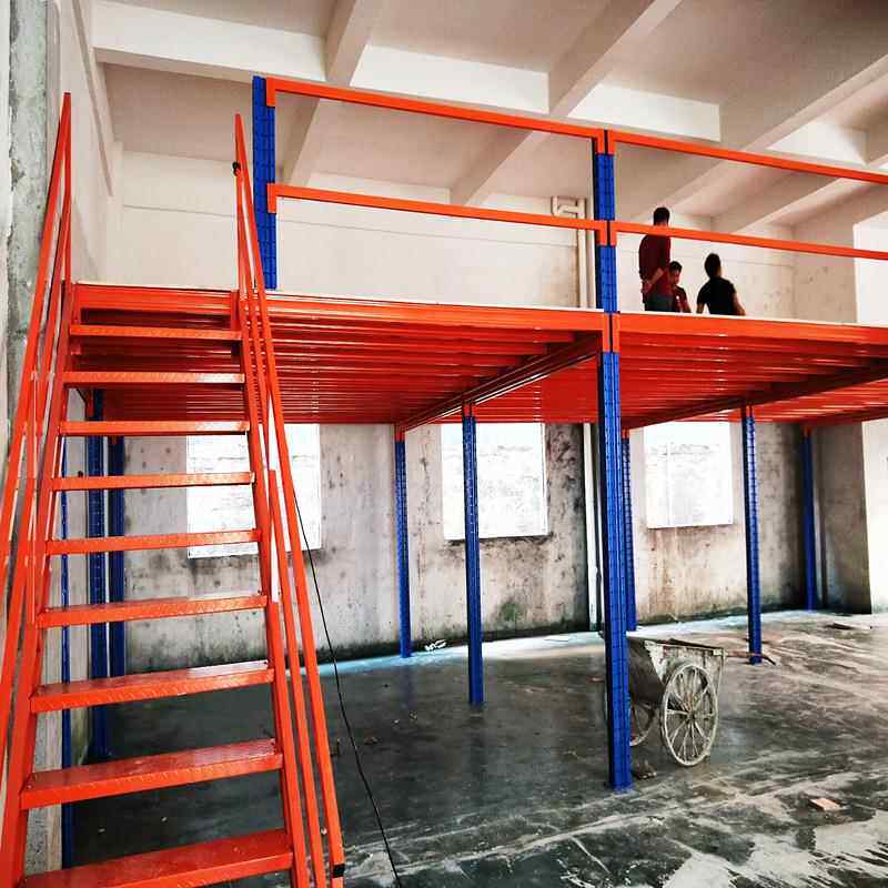 隔阁楼平车台立货架工厂厂房间重型仓库隔二层钢结406构体层阁楼