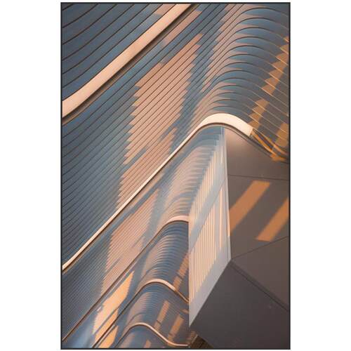 光影艺术建筑装饰画现代轻奢客厅玄关背景墙壁走廊挂画厂家