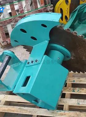 挖改旋转钢筋圆盘锯开采混凝土路面切割机挖机矿山液压岩石锯