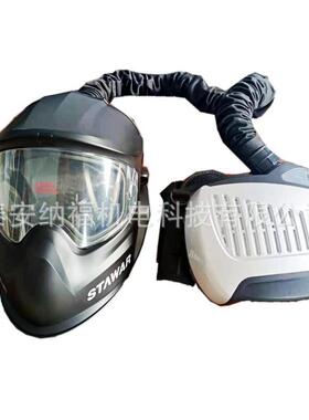 国产电风动尘送风空气净送化呼吸49989器电动打磨防面罩