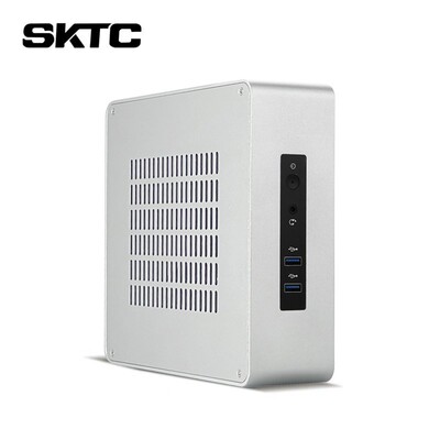 SKTC TA65迷你机箱 全铝HTPC机箱 外置电源ITX机箱 TA65风冷机箱
