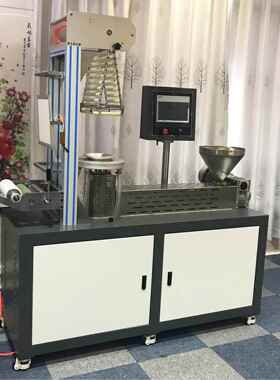 实验室吹膜机碳黑母料小型吹膜机，PP单层单螺杆吹膜机价格优惠