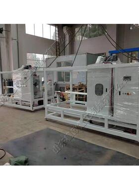 环机形切割倒角QG250机QG控250塑料管材裁切PLC全自动制切型管机