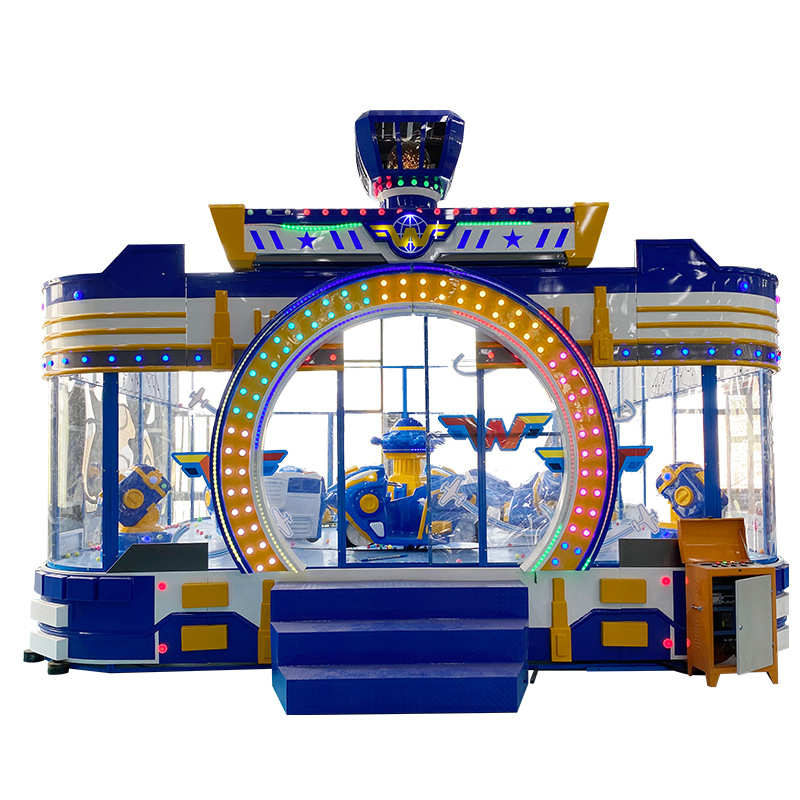 球项目游乐车车儿童设备喷蜜蜂球喷飞行家游乐小型广场欢乐电动