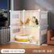别墅舍猫咪家用大号猫笼猫室内屋超加厚笼子宠物区窝猫柜猫带厕所