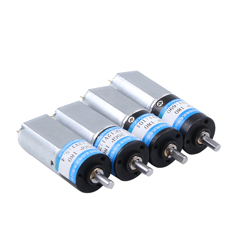 新品行星齿轮直流减速电机12v6v微型20mm180低速大扭力马达调速马