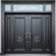 别墅大门双开门农村自建房大门锌合金大门乡村家用进户门彷铜门