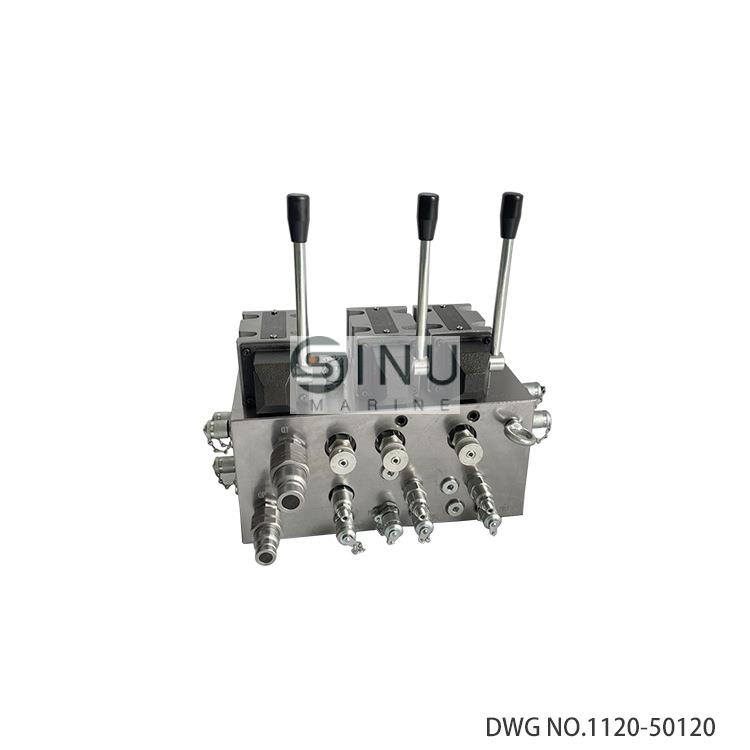 舱口盖液压控制阀DWG N.1120-50120 CONTROL VALVE BLOCK