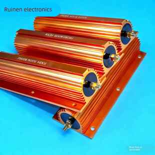 RX24黄金铝壳大功率电阻解码老化预充限流负载25瓦~1千瓦0.1Ω~5K